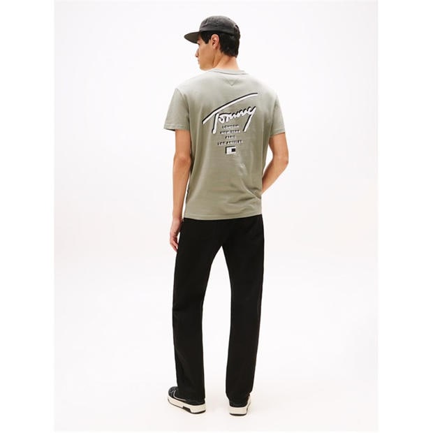 Сейдж Сиг - Tommy Jeans - Back Flag Logo T-Shirt