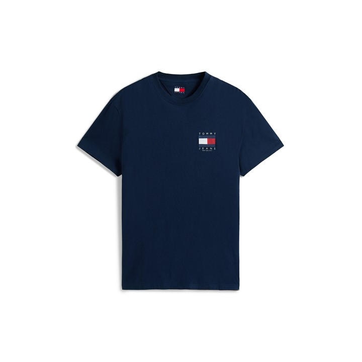 Tommy Jeans Men's Blue Back Flag Logo T-Shirt in Size XS, Sports Direct
