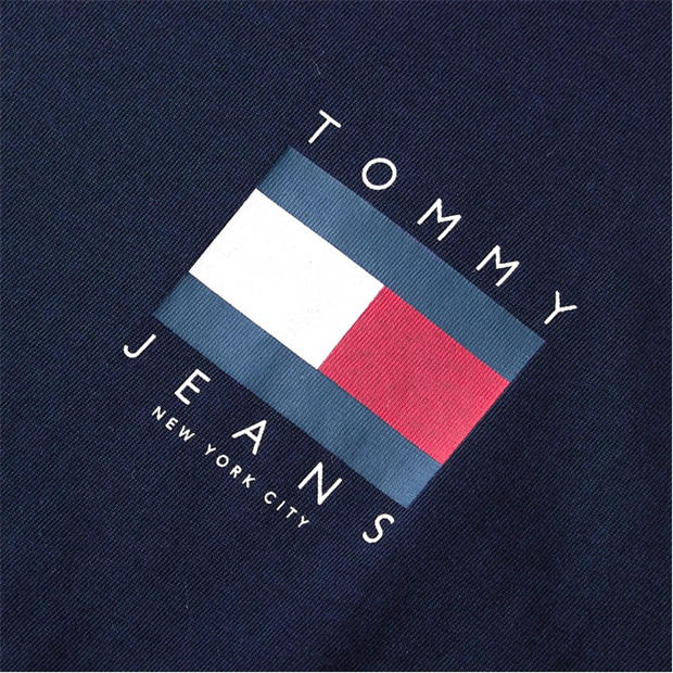 Flag Basic Navy - Tommy Jeans - Back Flag Logo T-Shirt