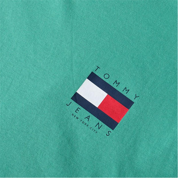 Flag Green - Tommy Jeans - Back Flag Logo T-Shirt