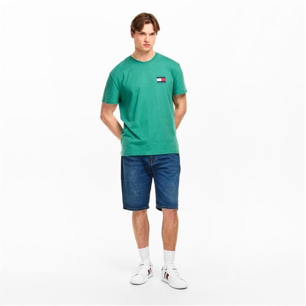 Flag Green - Tommy Jeans - Back Flag Logo T-Shirt