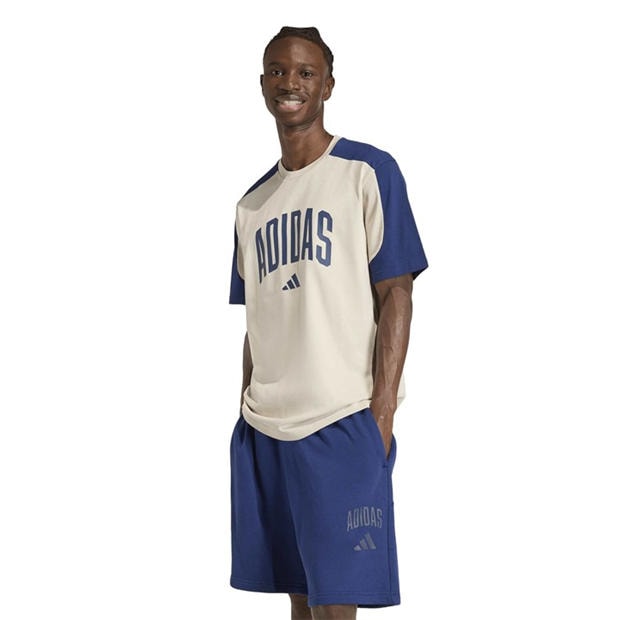 alumina/blue - adidas - Men's Collegiate T-Shirt