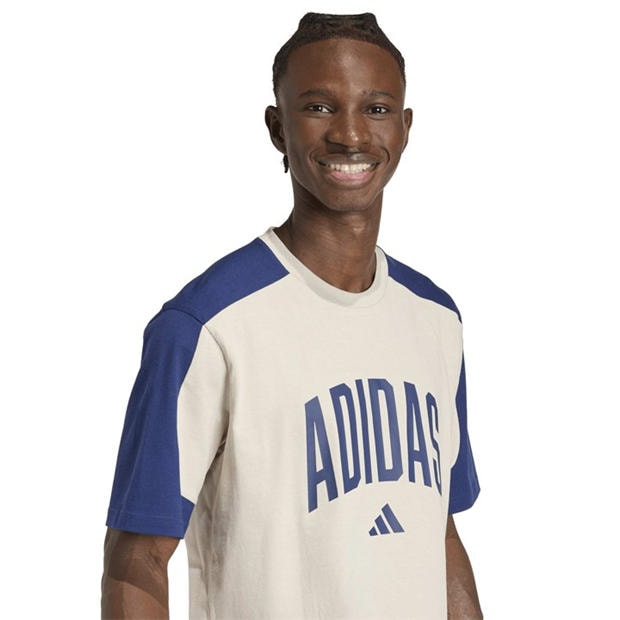 alumina/blue - adidas - Men's Collegiate T-Shirt