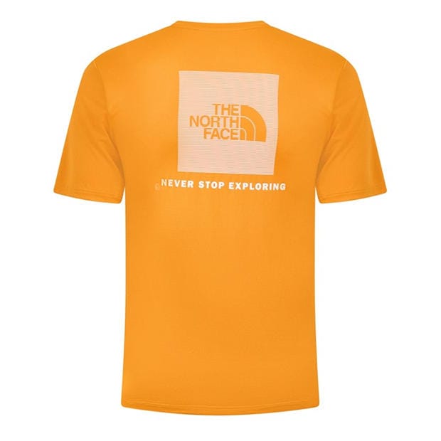 Dust Orange - The North Face - M 24/7 Box Nse Ss Tee Tnf Black T-Shirt Mens