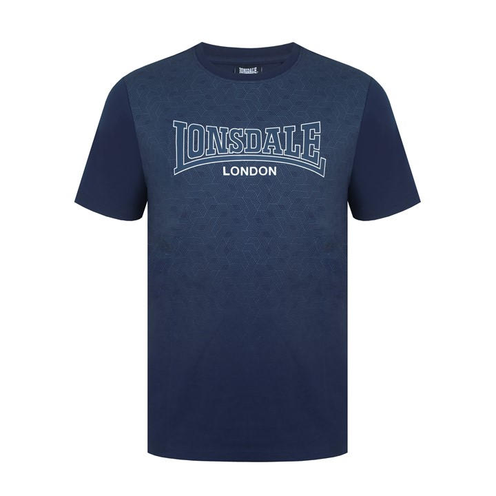 Lonsdale Men's Blue Tee Shirt in Size 2XL, Sports Direct