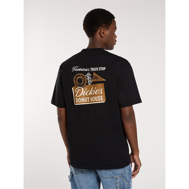 Черно - Dickies - Men's Doughnut T-Shirt