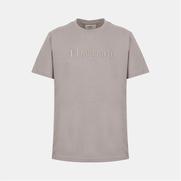 Firetrap Men's Grey Regular Fit T-Shirt in Size XL, Sports Direct