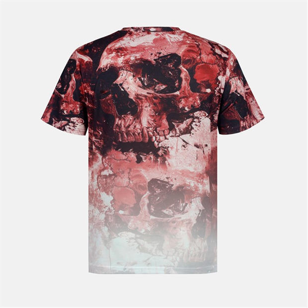 Burgundy - Firetrap - Sub T Shirt Mens