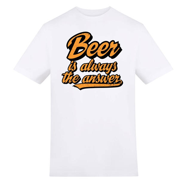 Beer Answer - AWD - Adults Printed Festival Tee