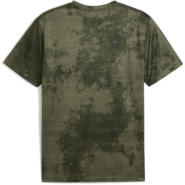 Dark Olive - Puma - Men's Tad Essentials AOP T-Shirt
