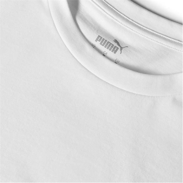 White - Puma - Puma Ts Blank Tee T-Shirt Mens