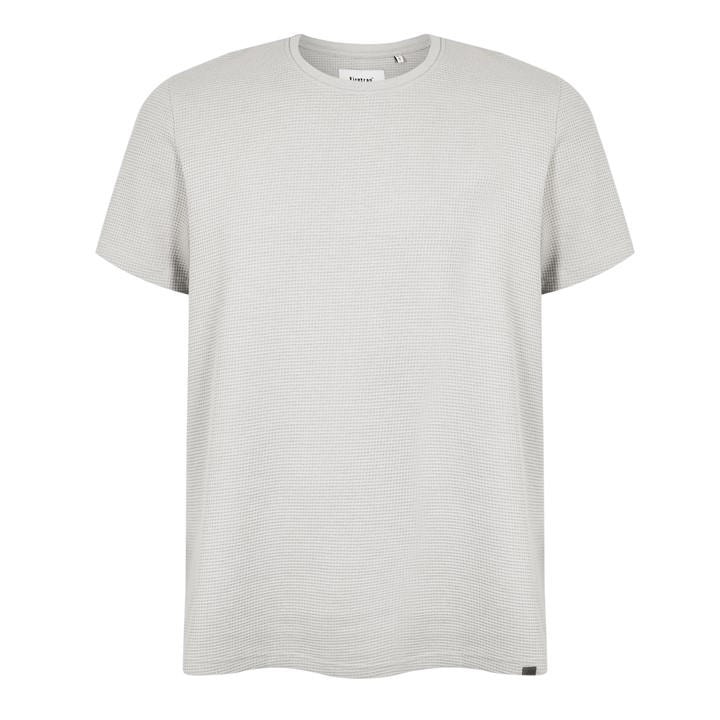 Firetrap Men's Beige Regular Fit Waffle T-Shirt in Size L, Sports Direct