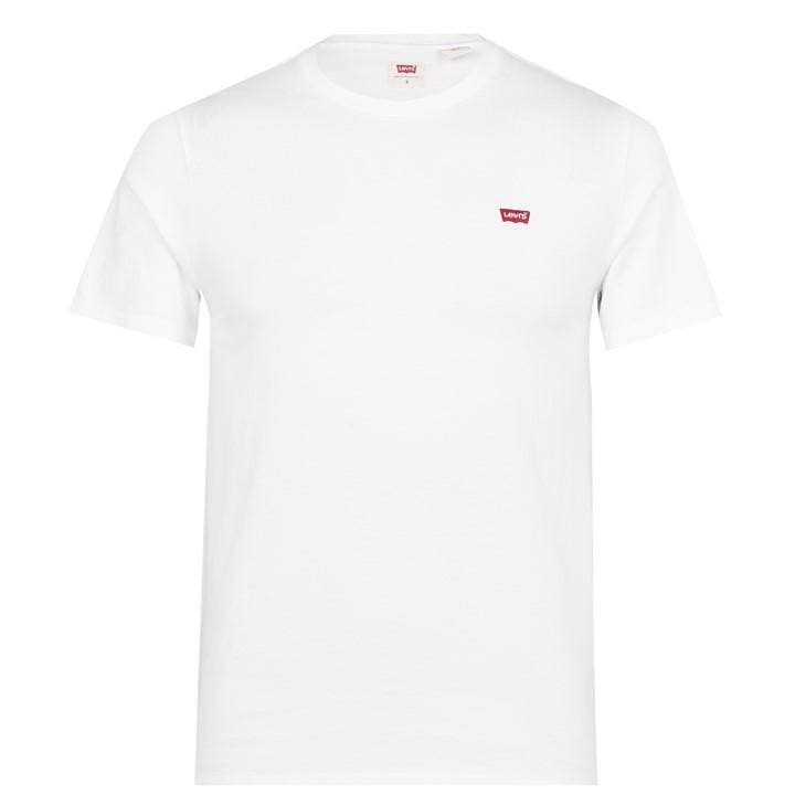 Levis Men's White Original T Shirt in Size L, Sports Direct