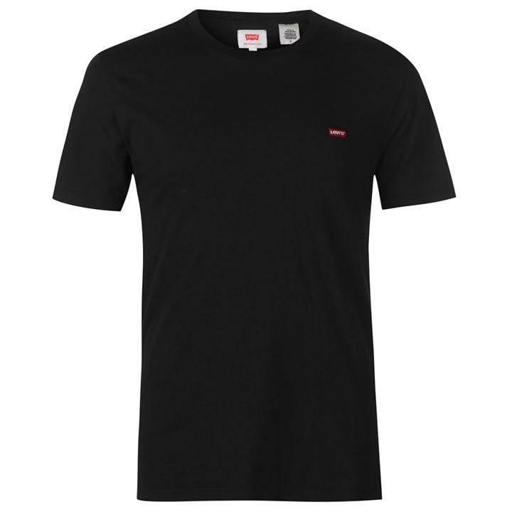 Levis Men's Black Original T Shirt in Size 2XL, Sports Direct