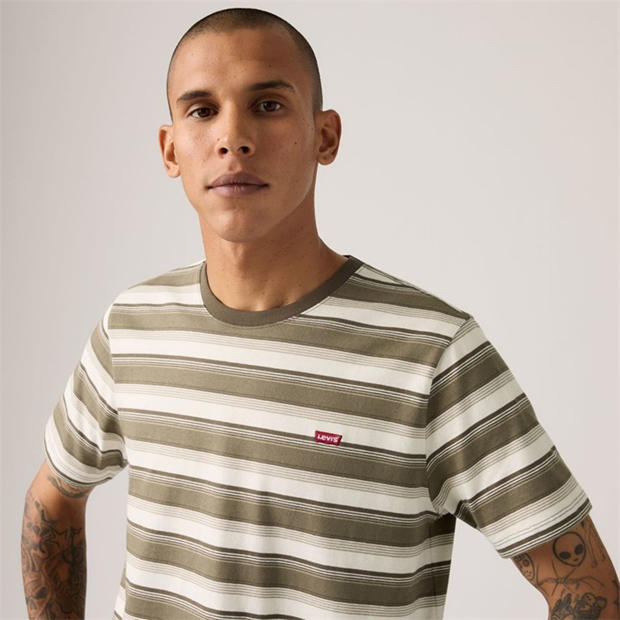 Stripe Green - Levis - Original T Shirt