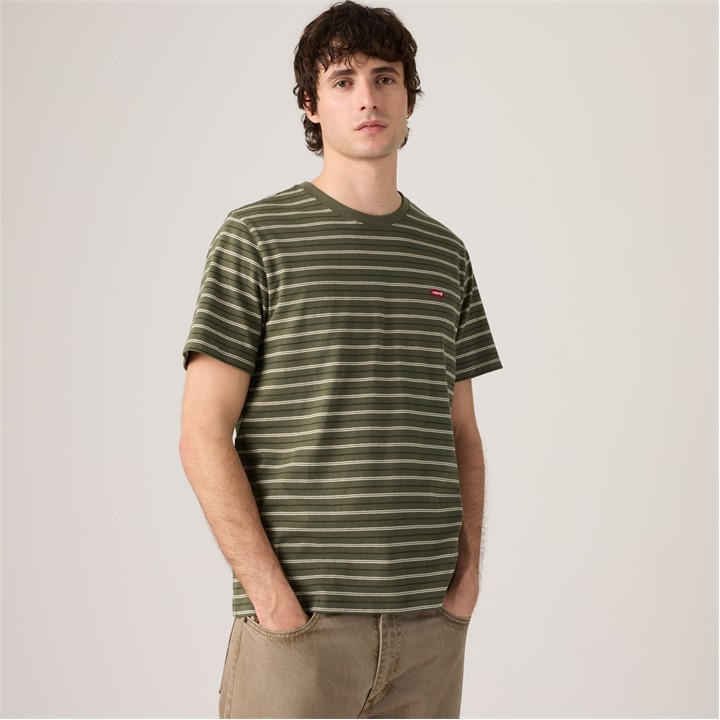 Levi'S Original Housemark Tee - Green - Image 2