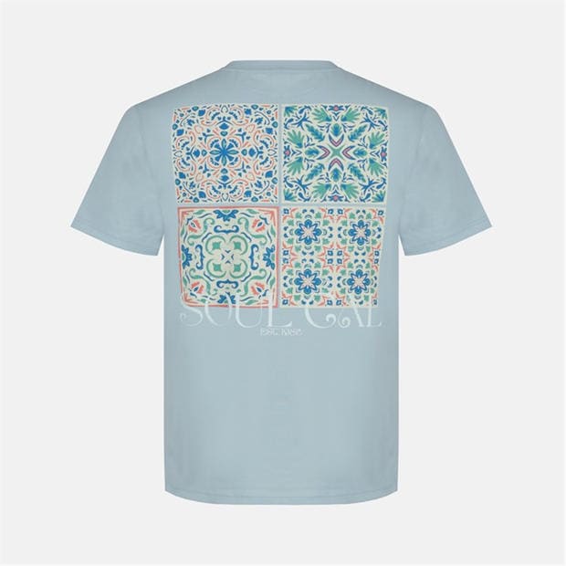Blue Tile - SoulCal - Graphic Print T-Shirt Men’s