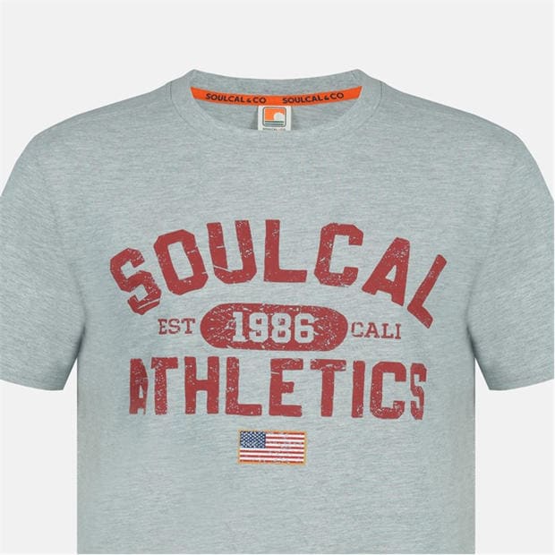 Grey Athletic - SoulCal - Graphic Print T-Shirt Men’s