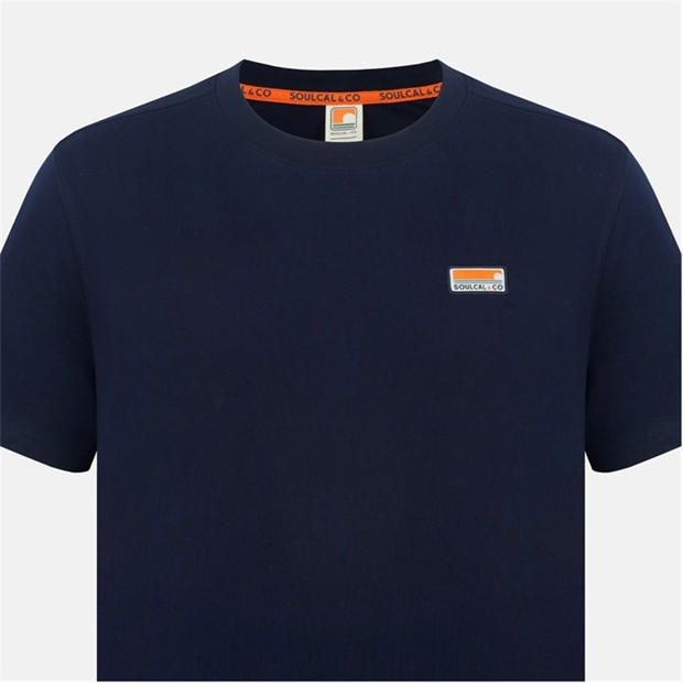 Navy - SoulCal - Mens Signature Regular Fit T-Shirt