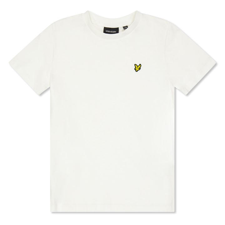 Lyle And Scott Boys White Kids' T-Shirt in Size 13 - 14 Years, Sports Direct
