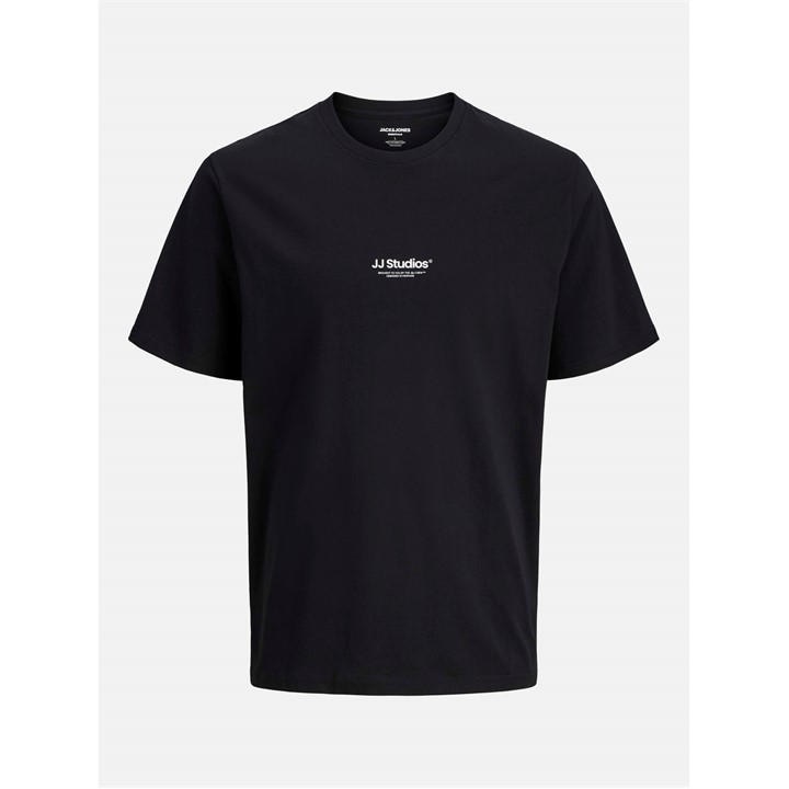Jack And Jones Boys Black Kids' Soho Crew T-Shirt in Size 11 - 12 Years, Sports Direct