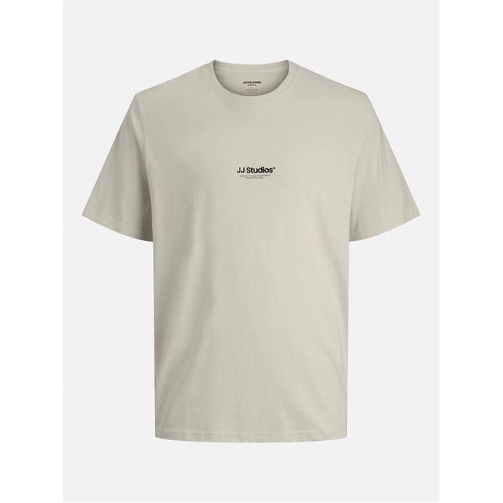 Jack And Jones Boys Cream Kids' Soho Crew T-Shirt in Size 7 - 8 Years, Sports Direct