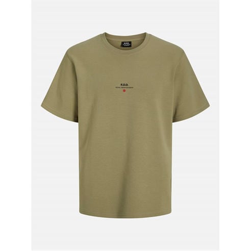 Jack and Jones - Men's RDD Tee Short Sleeve Crew Neck T-Shirt