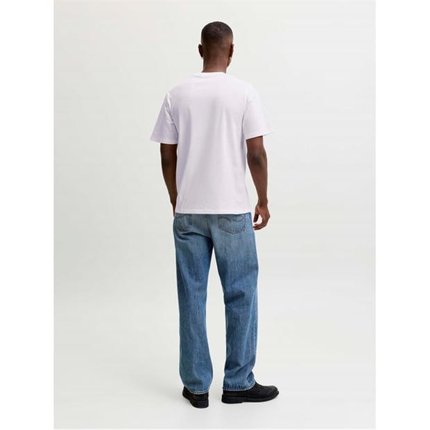 White - Jack and Jones - Jack Bsc T Ss O-Neck Sn63