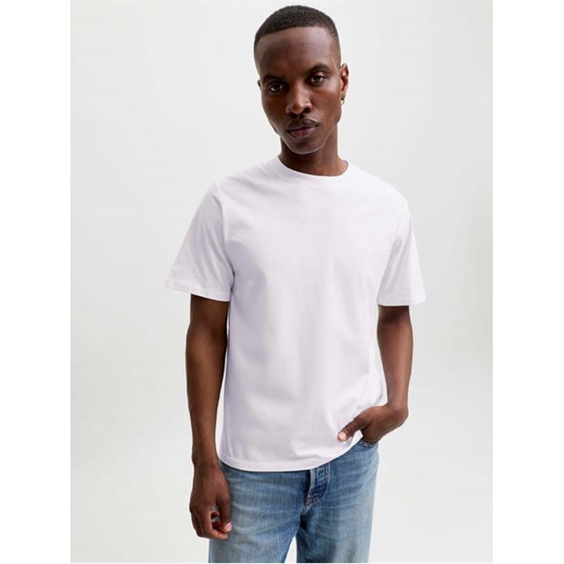 White - Jack and Jones - Jack Bsc T Ss O-Neck Sn63