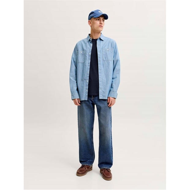 Navy Blazer - Jack and Jones - Jack Bsc T Ss O-Neck Sn63
