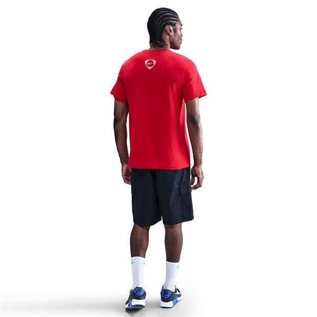 Червено/Бяло - Nike - T90 T-Shirt Mens