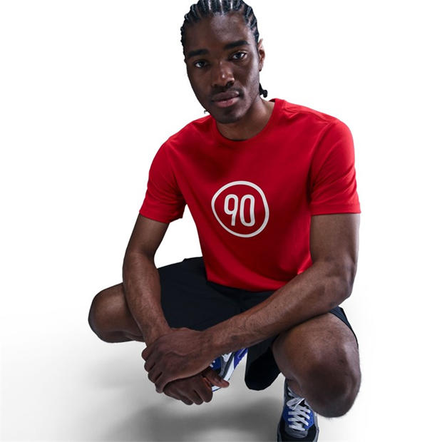 Червено/Бяло - Nike - T90 T-Shirt Mens