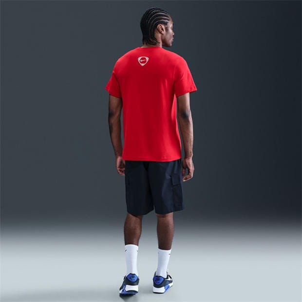 Червено/Бяло - Nike - T90 T-Shirt Mens
