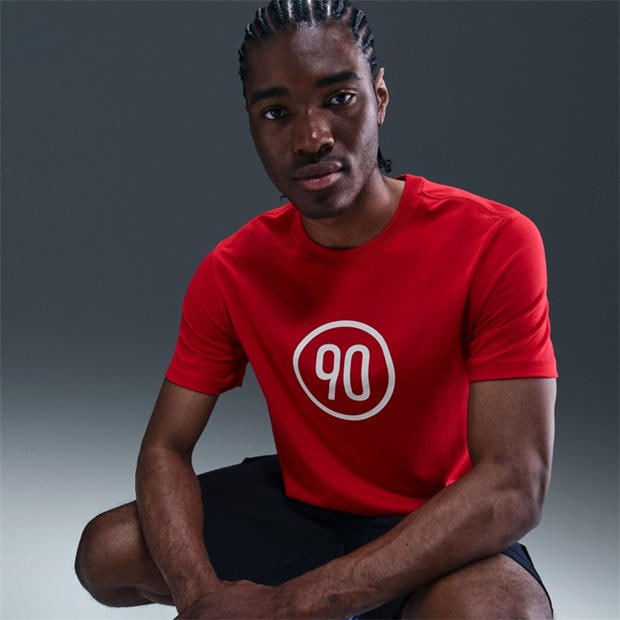 Червено/Бяло - Nike - T90 T-Shirt Mens