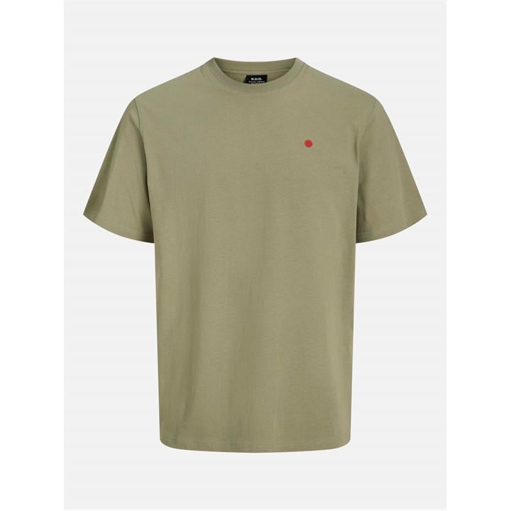 Jack And Jones Men's Green Crew Neck Tee Short Sleeve T-Shirt in Size 2XL, Sports Direct