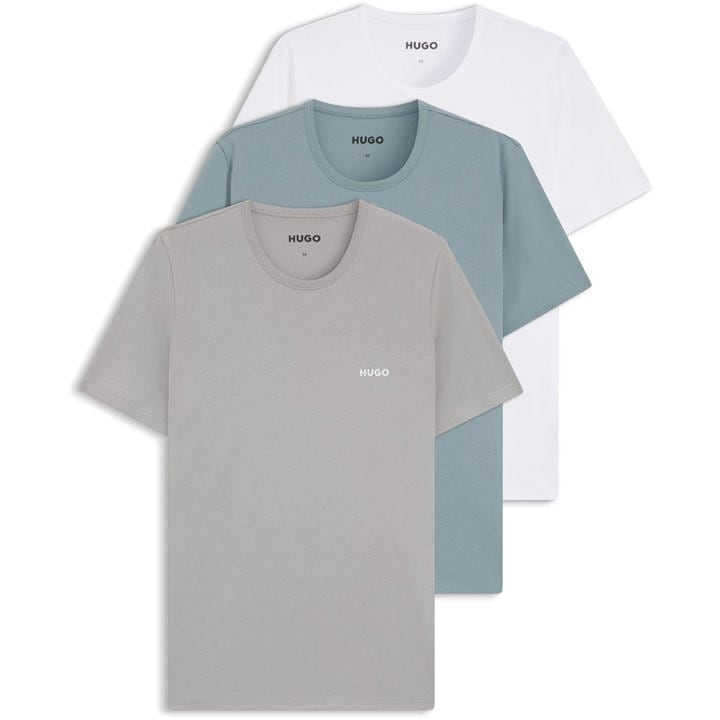 Hugo Men's  3 Pack Of Pyjama T-Shirts in Size L, Sports Direct
