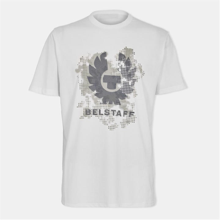 Belstaff Men' White T-Shirt in Size S, Sports Direct