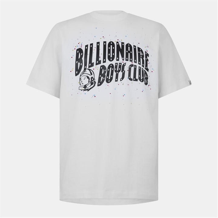 Billionaire Boys Club Men's White Embellished Arch Logo T-Shirt in Size XS, Sports Direct