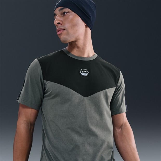 Сиво/Черно - Nike - Nike City Df Tee Sn61
