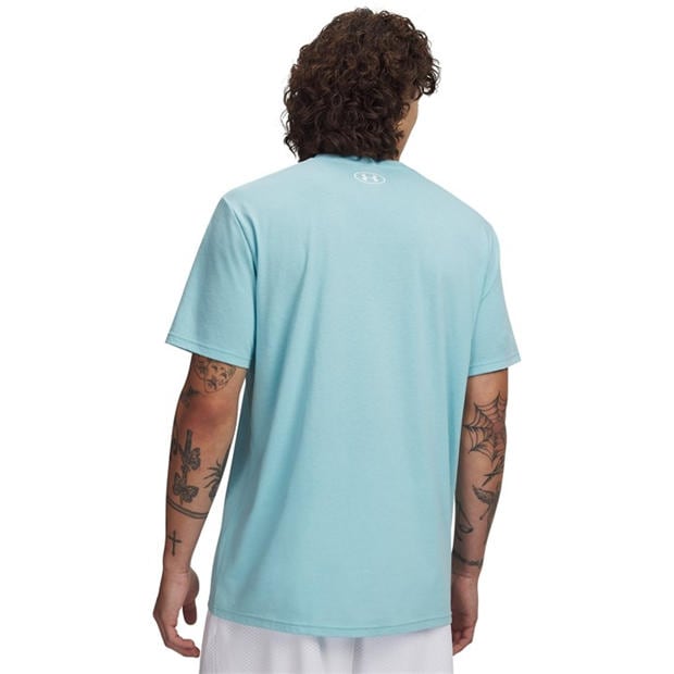Blue Haze - Under Armour - Logo T-Shirt Mens