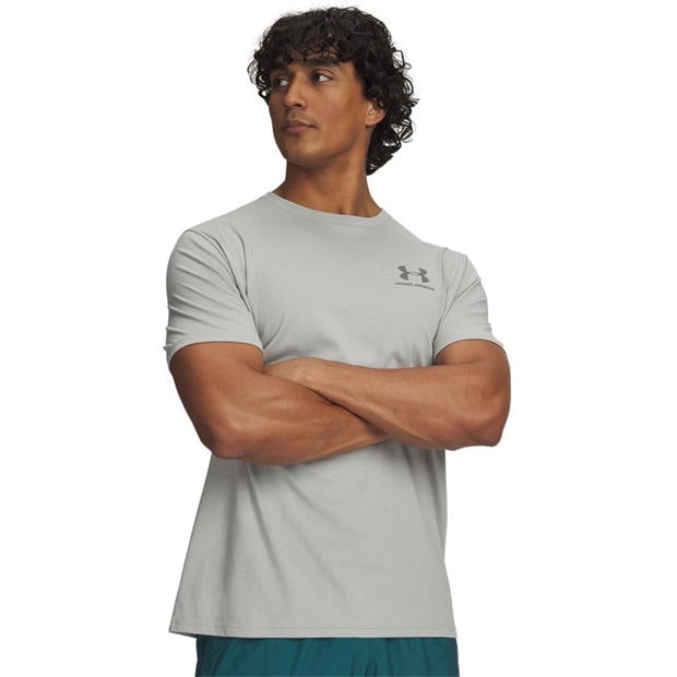Titanium/Clay - Under Armour - Logo T-Shirt Mens
