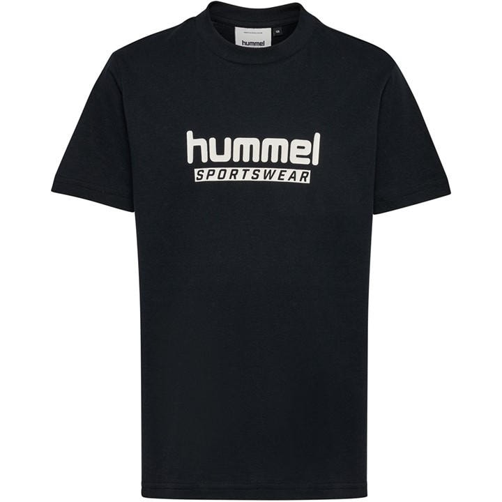Hummel Boys Black Base T Shirt  in Size 5 - 6 Years, Sports Direct