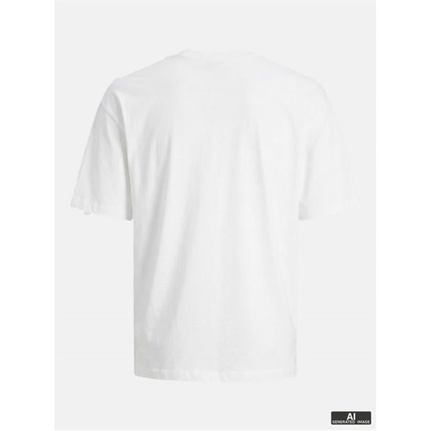 White - Jack and Jones - Jack Bradley T Ss O- Sn63