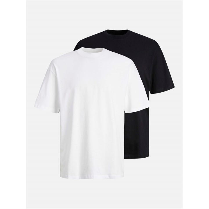 Jack & Jones Male T-Shirt Plus Size 2er-Pack Logo T-Shirt - Image 3