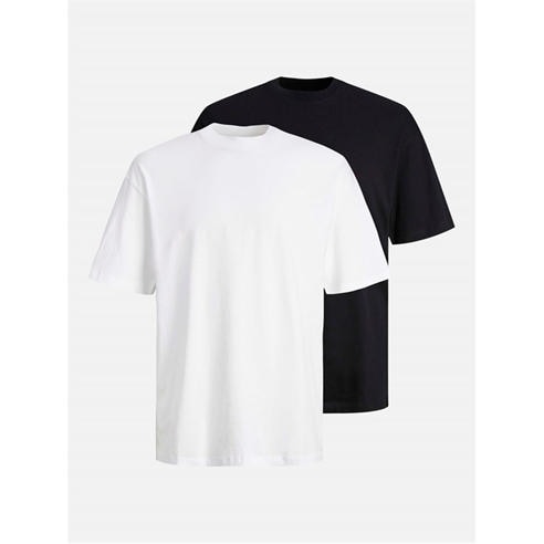 Jack and Jones - Men's Bradley Short-Sleeve Oversized Fit 2 Pack T-Shirts