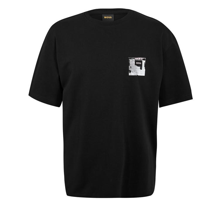 Boss Men's Black Te Citylights 10275515 01 in Size M, Sports Direct