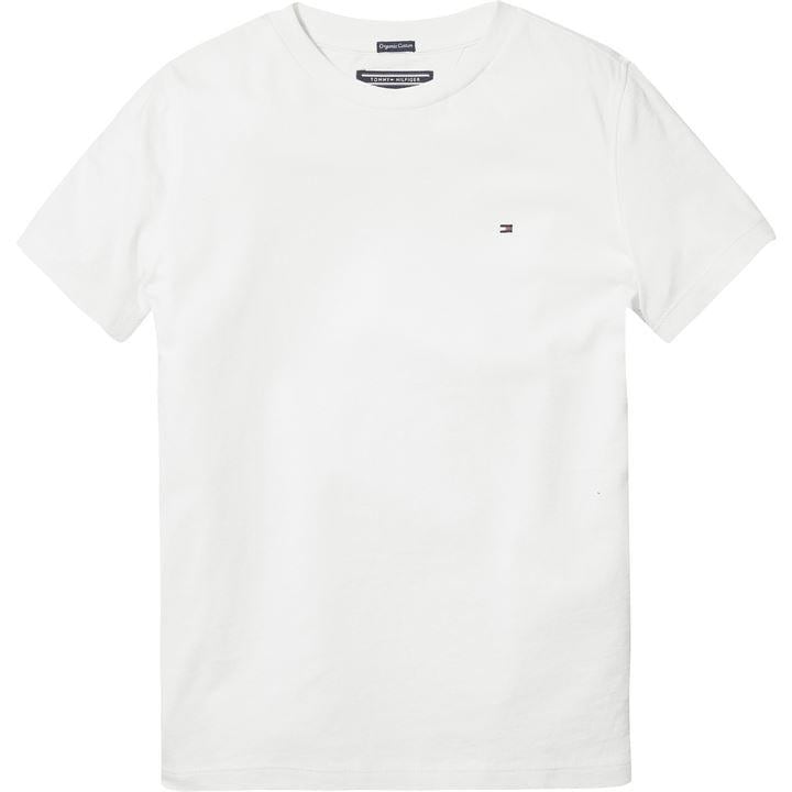 Tommy Hilfiger  Kids White Original T Shirt 's in Size 9 - 10 Years, Sports Direct