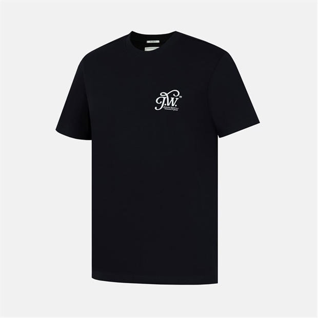 Black - Jack Wills - Men's Script Cotton Short Sleeve Crew Neck Oversized T-Shirt