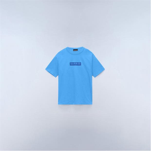 Blue Jasper B9A - Napapijri - Napa Box Logo Tee Juniors