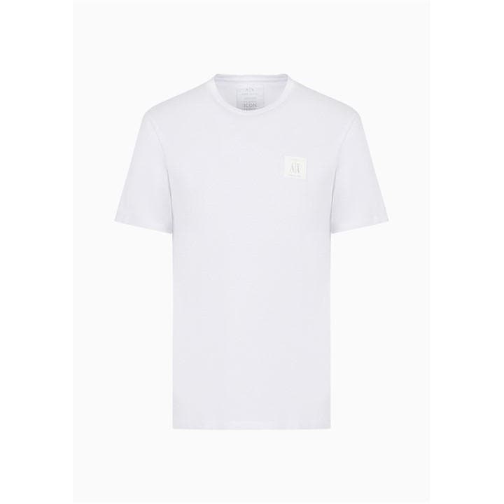 Armani Exchange Men's White Small Icon T-Shirt in Size L, Sports Direct